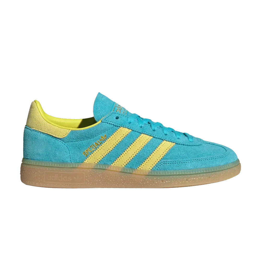 adidas Handball Spezial Blue Glow Bright Yellow (Women's) sneaker 1 - stylecode JR7351