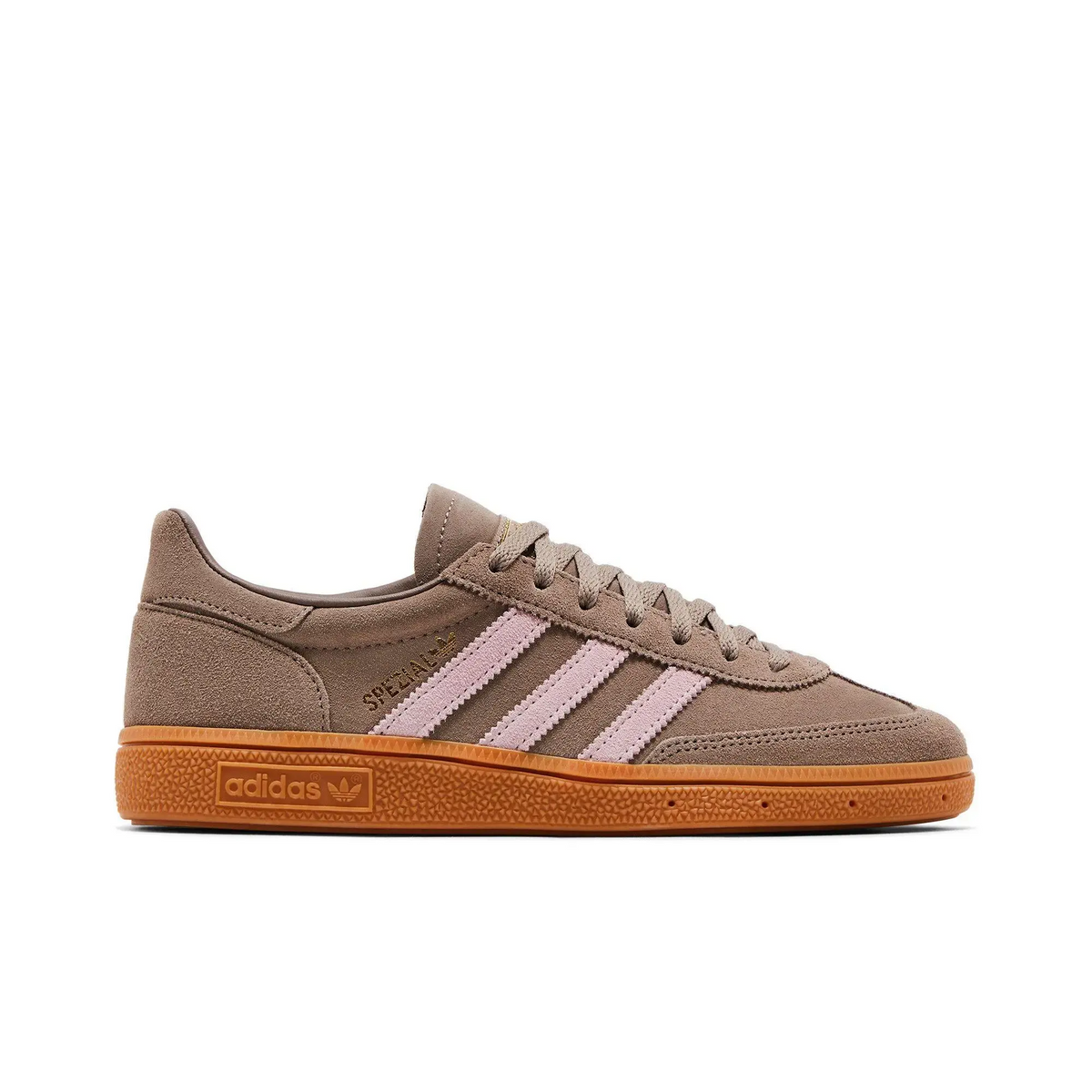 adidas Handball Spezial Chalky Brown Clear Pink (Women's) sneaker 1 - stylecode JR3082