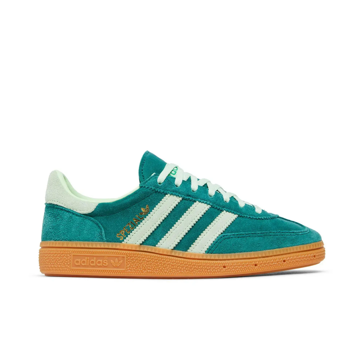 adidas Handball Spezial Collegiate Green Semi Green Spark (Women's) sneaker 1 - stylecode IE5896