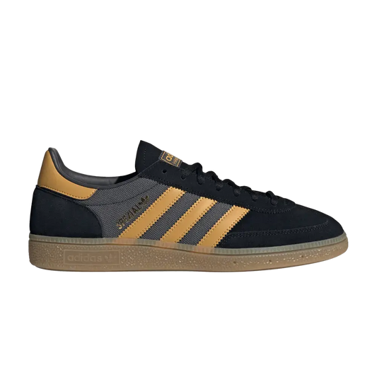 adidas Handball Spezial Core Black Preloved Yellow sneaker 1 - stylecode IF9528