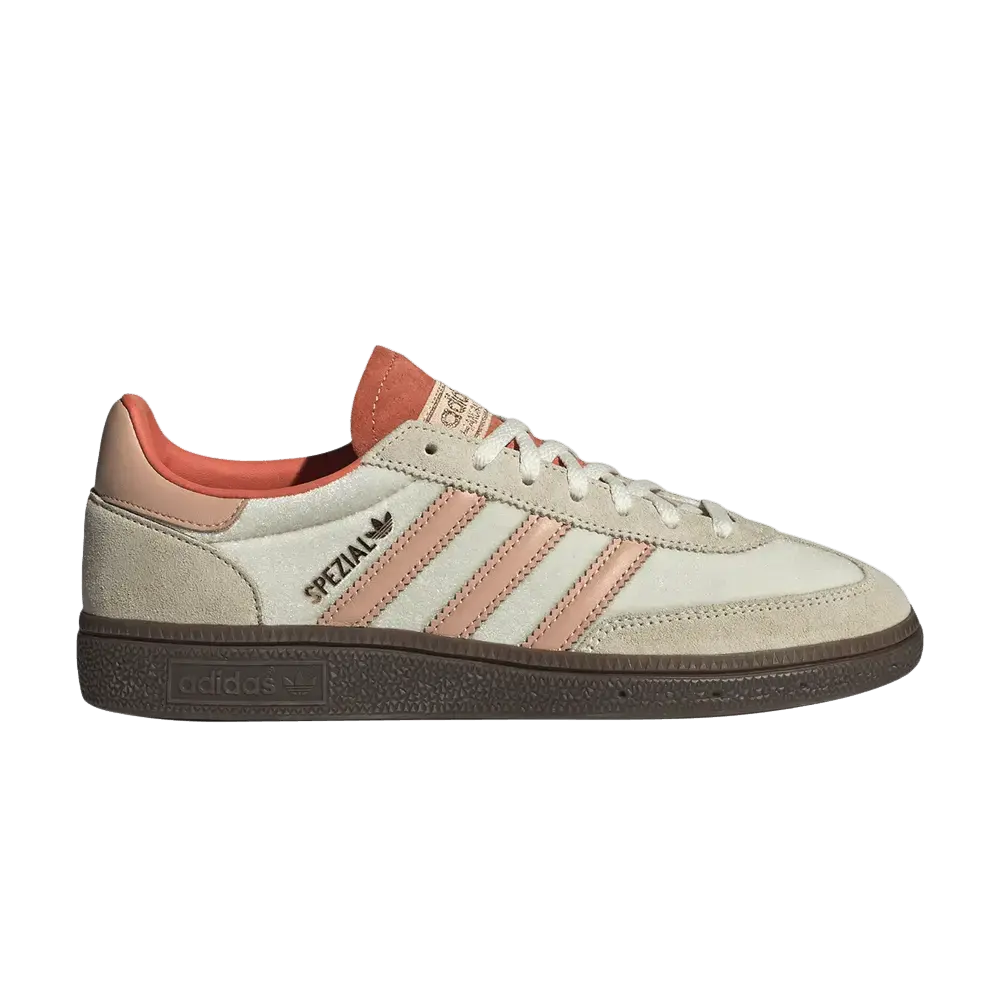 adidas Handball Spezial Cream White Coral Velvet (Women's) sneaker 1 - stylecode JI2649