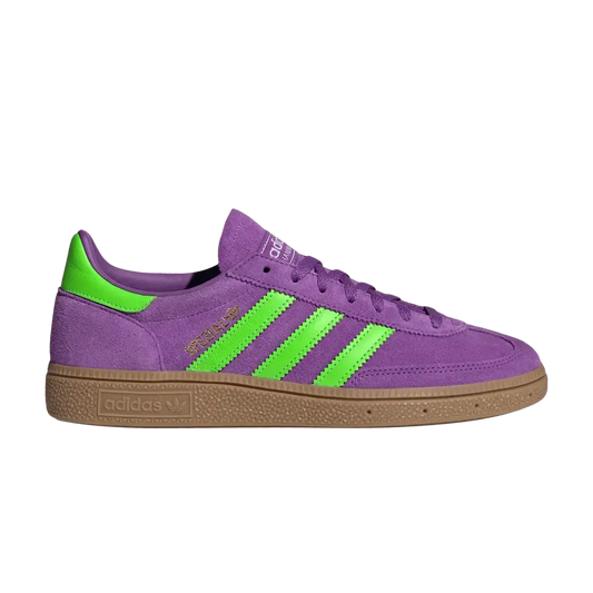 adidas Handball Spezial Elastic Active Purple Solar Green (Women's) sneaker 1 - stylecode JS0251