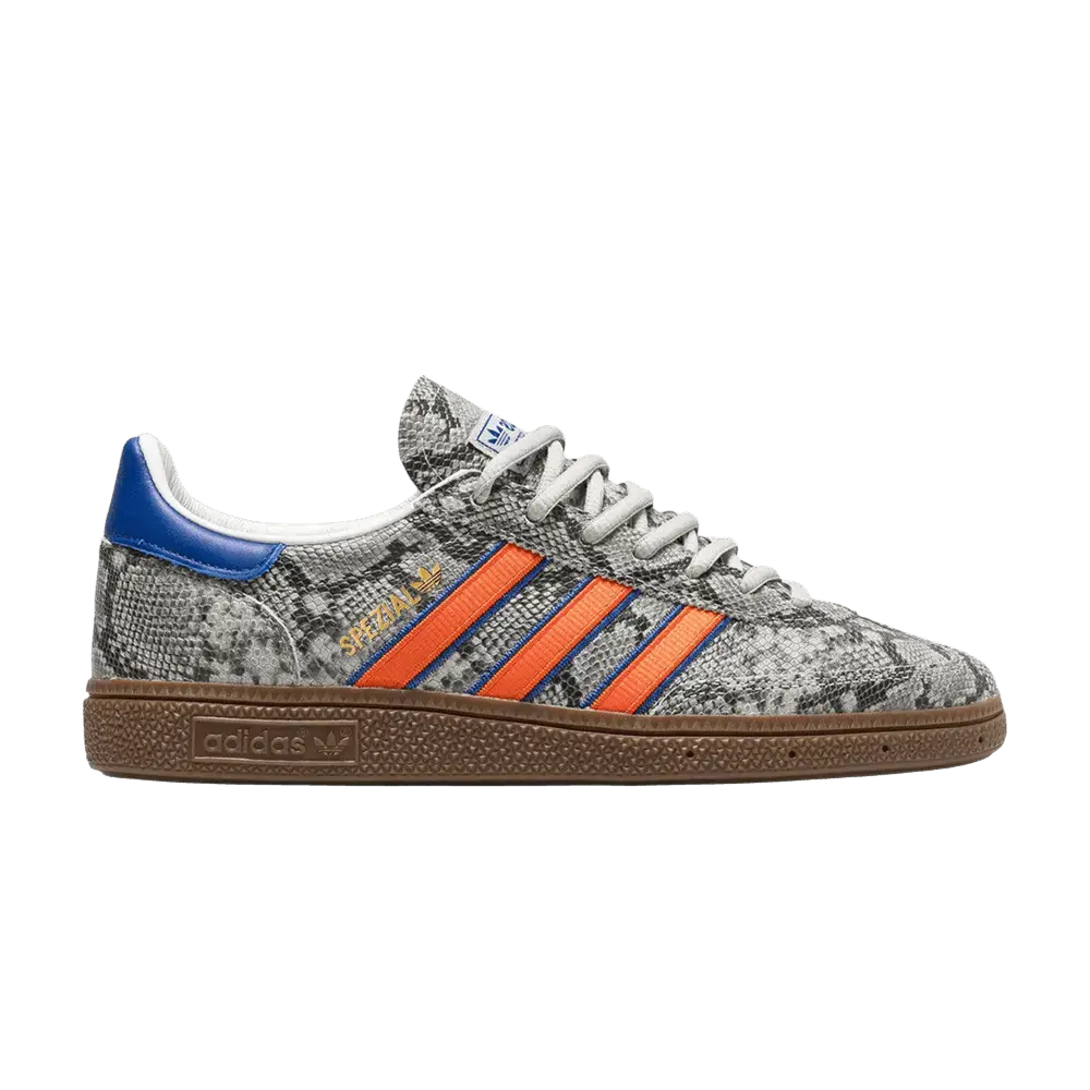 adidas Handball Spezial Grey Snakeskin Orange Royal sneaker 1 - stylecode KK1190