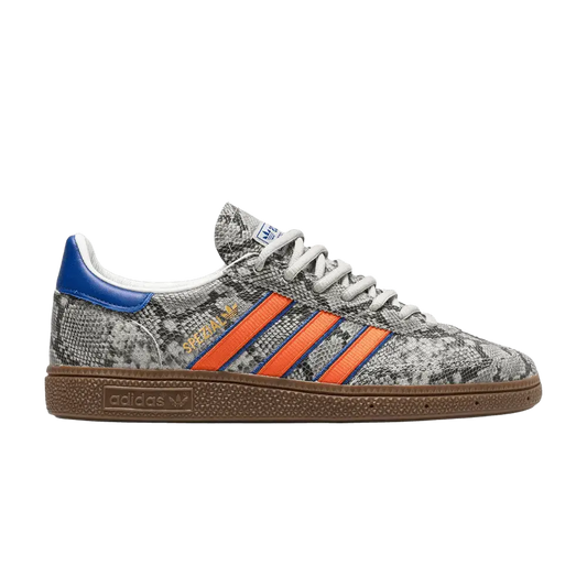 adidas Handball Spezial Grey Snakeskin Orange Royal sneaker 1 - stylecode KK1190