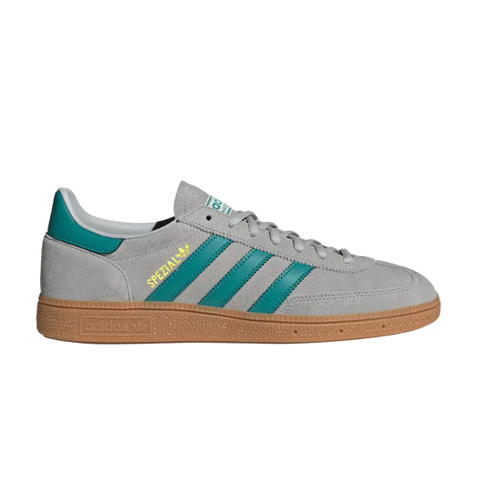 adidas Handball Spezial Grey Two Pure Teal Gold Metallic sneaker 1 - stylecode JR3844