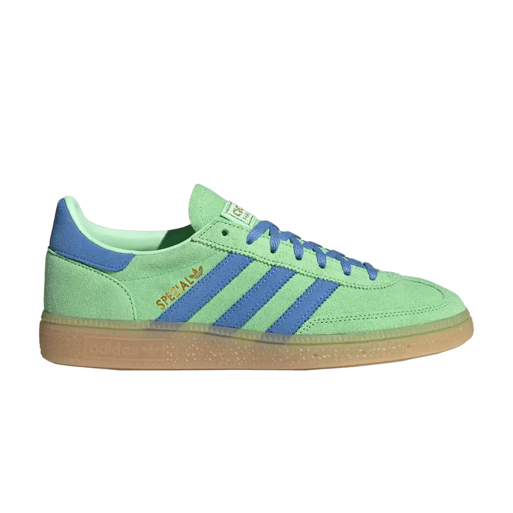 adidas Handball Spezial Lime Burst Blue Fusion Gum (Women's) sneaker 1 - stylecode JR3618