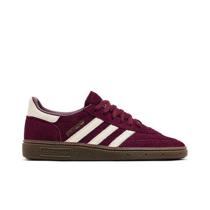 adidas Handball Spezial Maroon Off White Gum (Women's) sneaker 1 - stylecode JQ8753