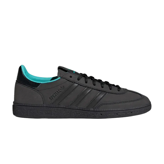 adidas Handball Spezial Mercedes AMG Petronas F1 Team Black Semi Mint Rush sneaker 1 - stylecode KJ1195