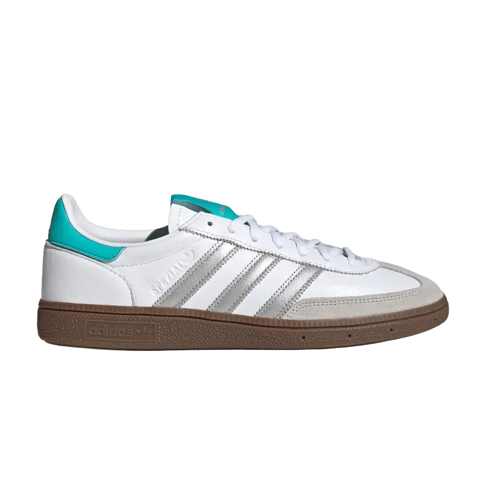 adidas Handball Spezial Mercedes-AMG Petronas Formula One Team White Silver sneaker 1 - stylecode KJ1178