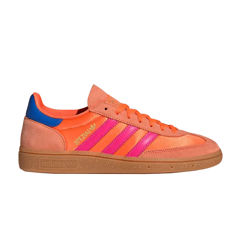 adidas Handball Spezial Solar Orange Lucid Pink (Women's) sneaker 1 - stylecode JH5659