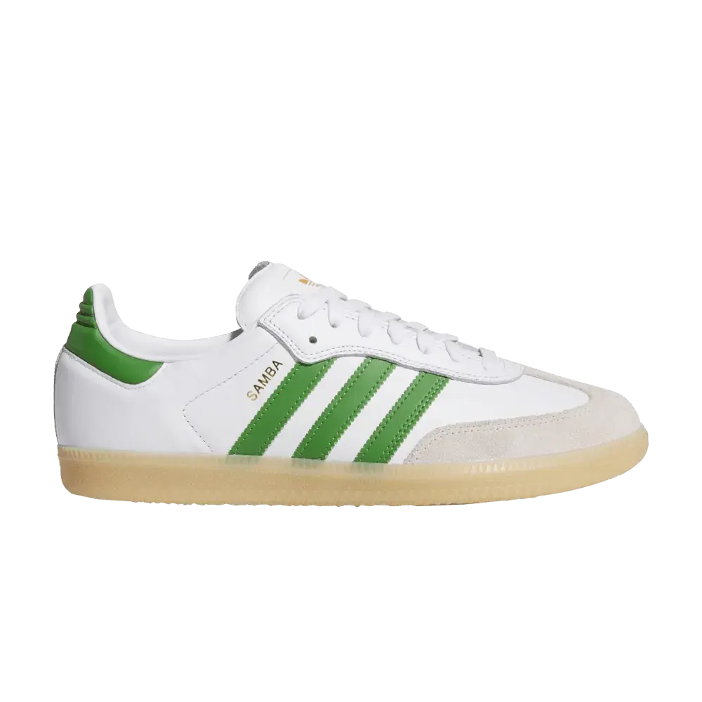 adidas Samba ADV Cloud White Crew Green Gum sneaker 1 - stylecode JP8522