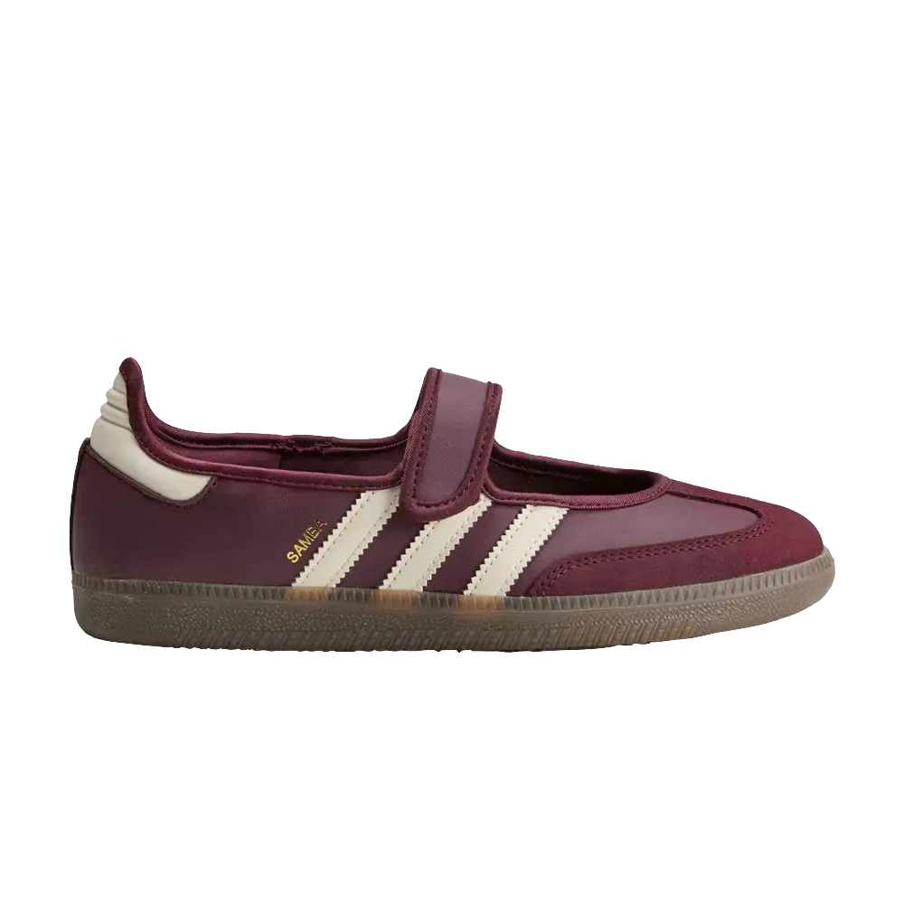 adidas Samba Jane Maroon Cream White (Women's) sneaker 1 - stylecode IH6561