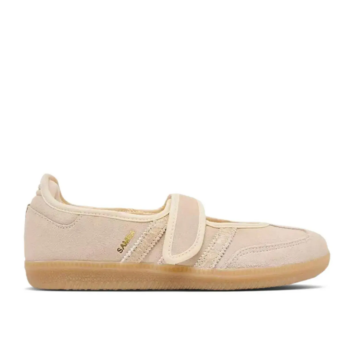 adidas Samba Jane Suede Sand Strata (Women's) sneaker 1 - stylecode HQ9496