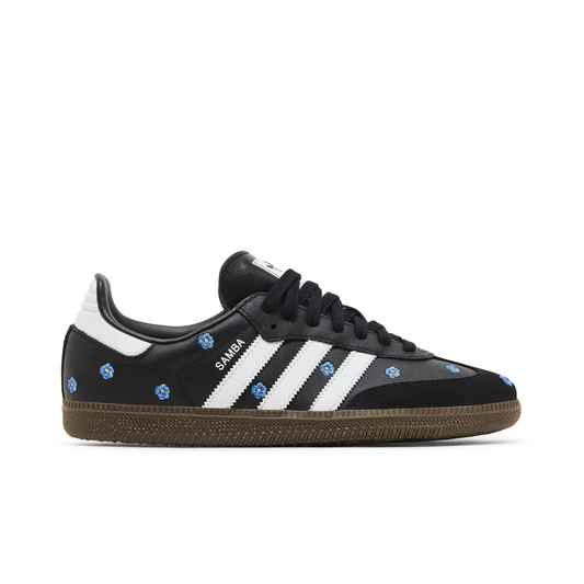 adidas Samba Light Blue Floral Core Black (Women's) sneaker 1 - stylecode IF4397