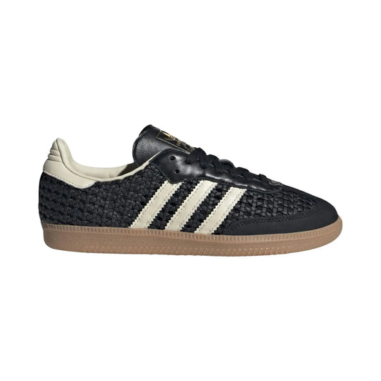 adidas Samba OG Basketweave Black Cream White (Women's) sneaker 1 - stylecode HQ9282