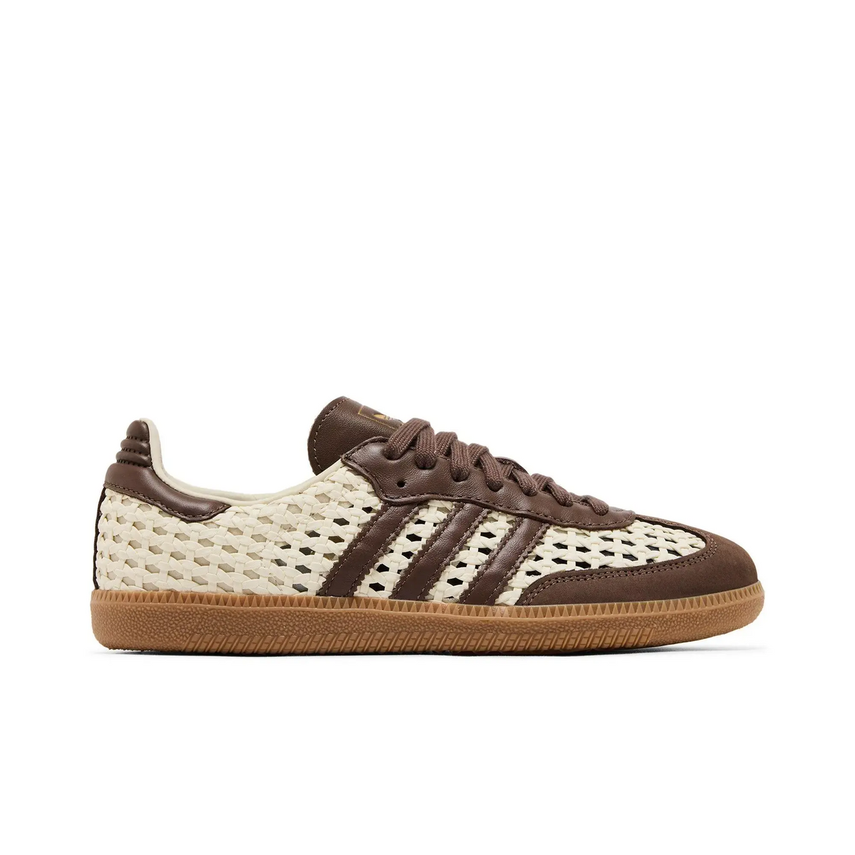 adidas Samba OG Basketweave Cream White Earth Strata (Women's) sneaker 1 - stylecode IH9373