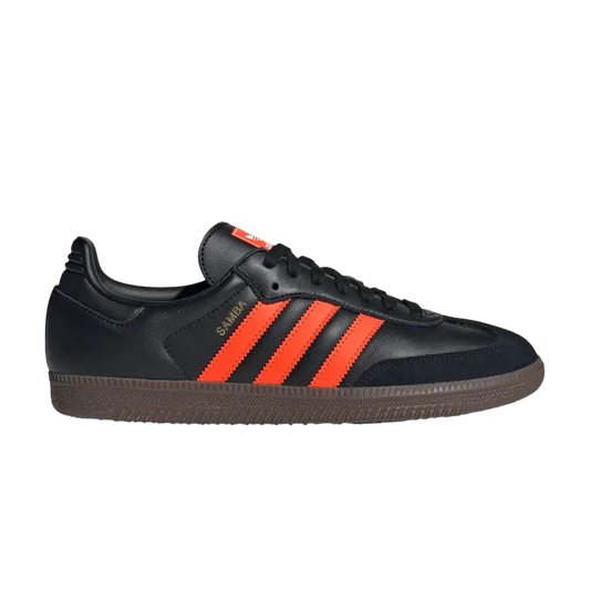adidas Samba OG Black Impact Orange sneaker 1 - stylecode JR0910