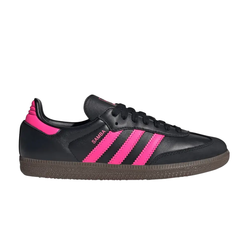 adidas Samba OG Black Lucid Pink (Women's) sneaker 1 - stylecode JS1386