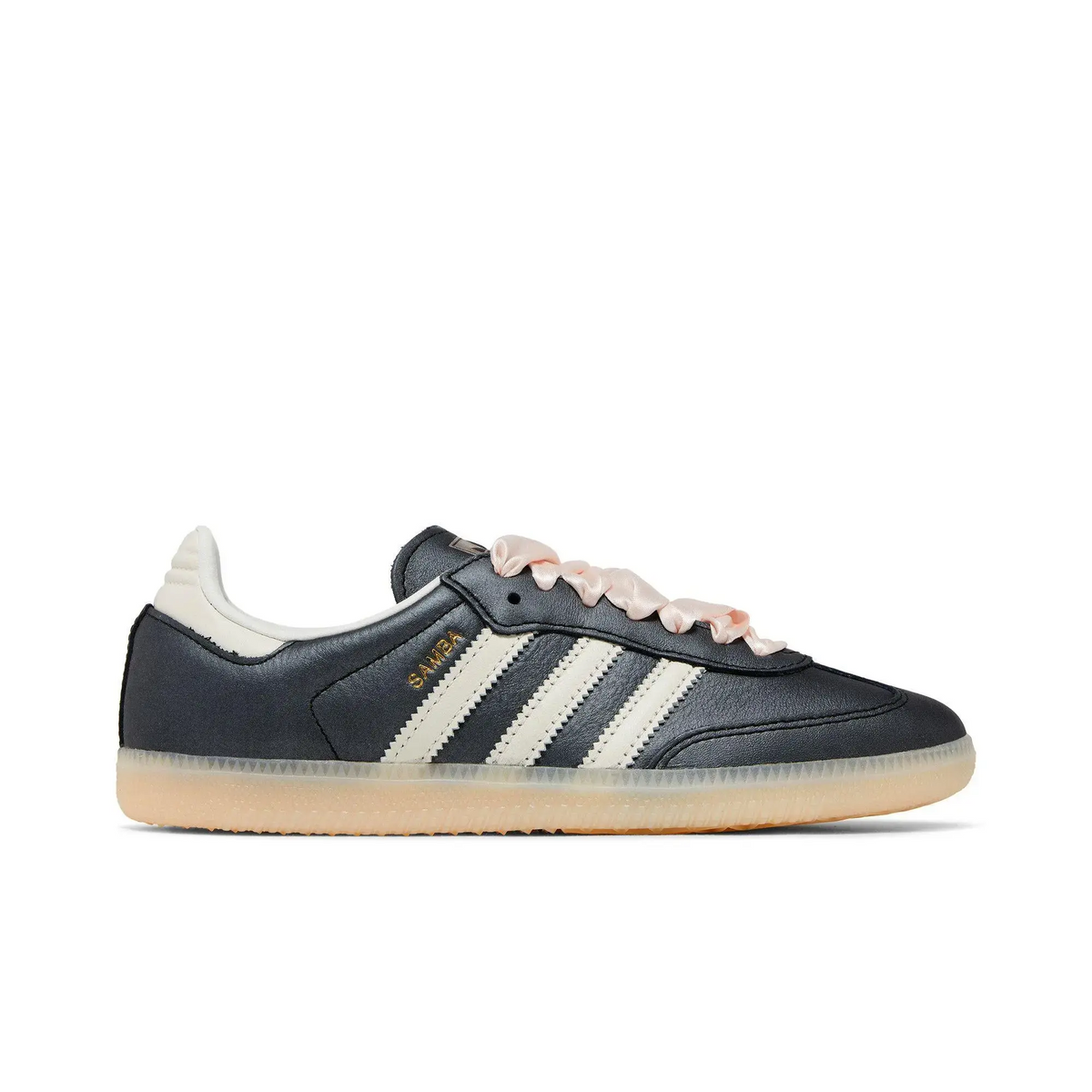 adidas Samba OG Black Pink Ribbon Laces (Women's) sneaker 1 - stylecode IH8047