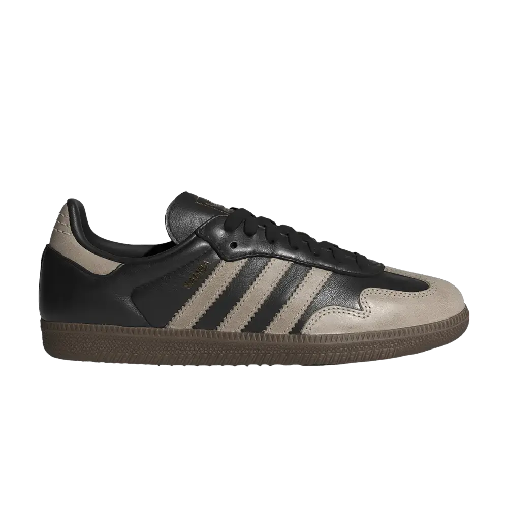 adidas Samba OG Black Wonder Beige (Women's) sneaker 1 - stylecode KJ0995