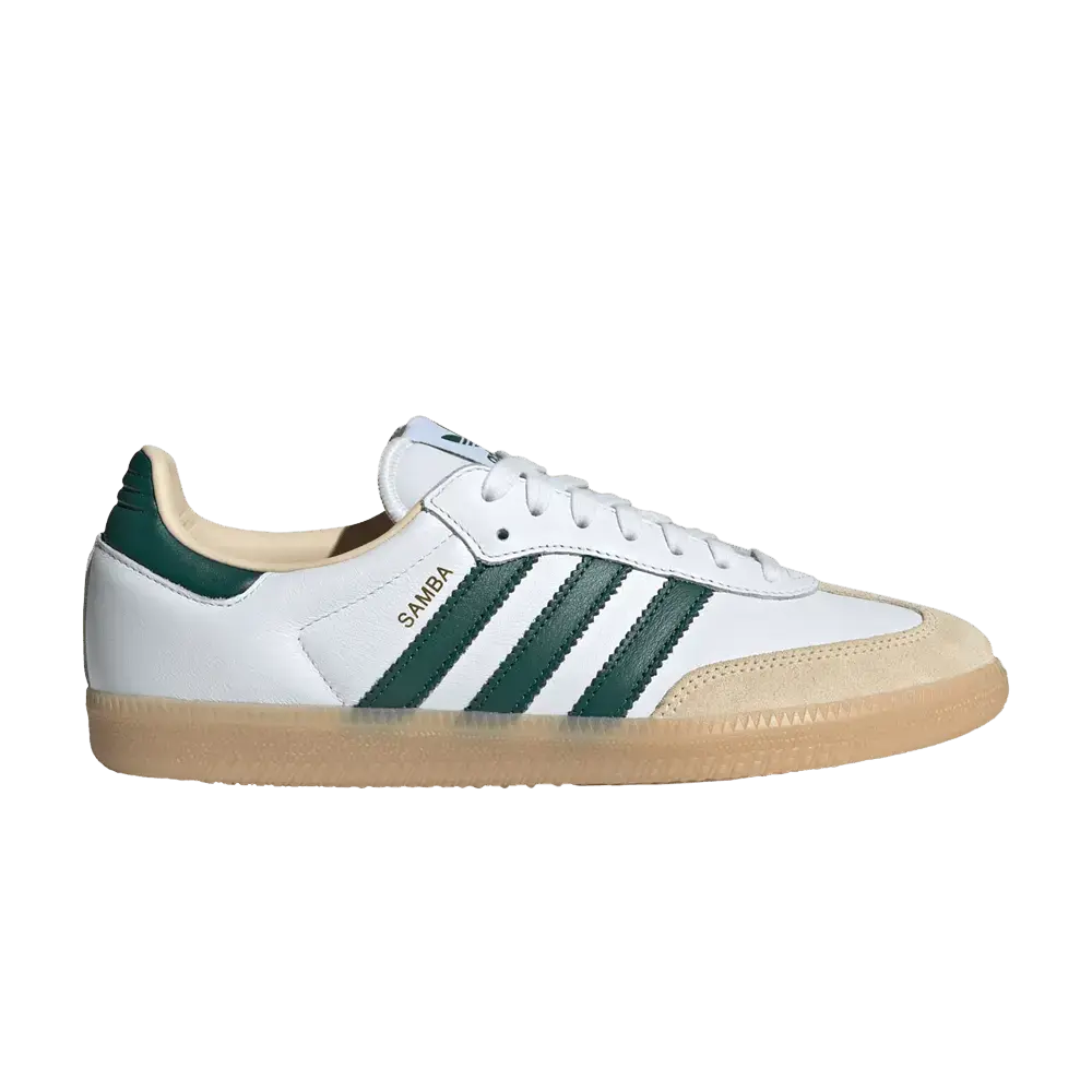adidas Samba OG Cloud White Collegiate Green Gum sneaker 1 - stylecode JS3831
