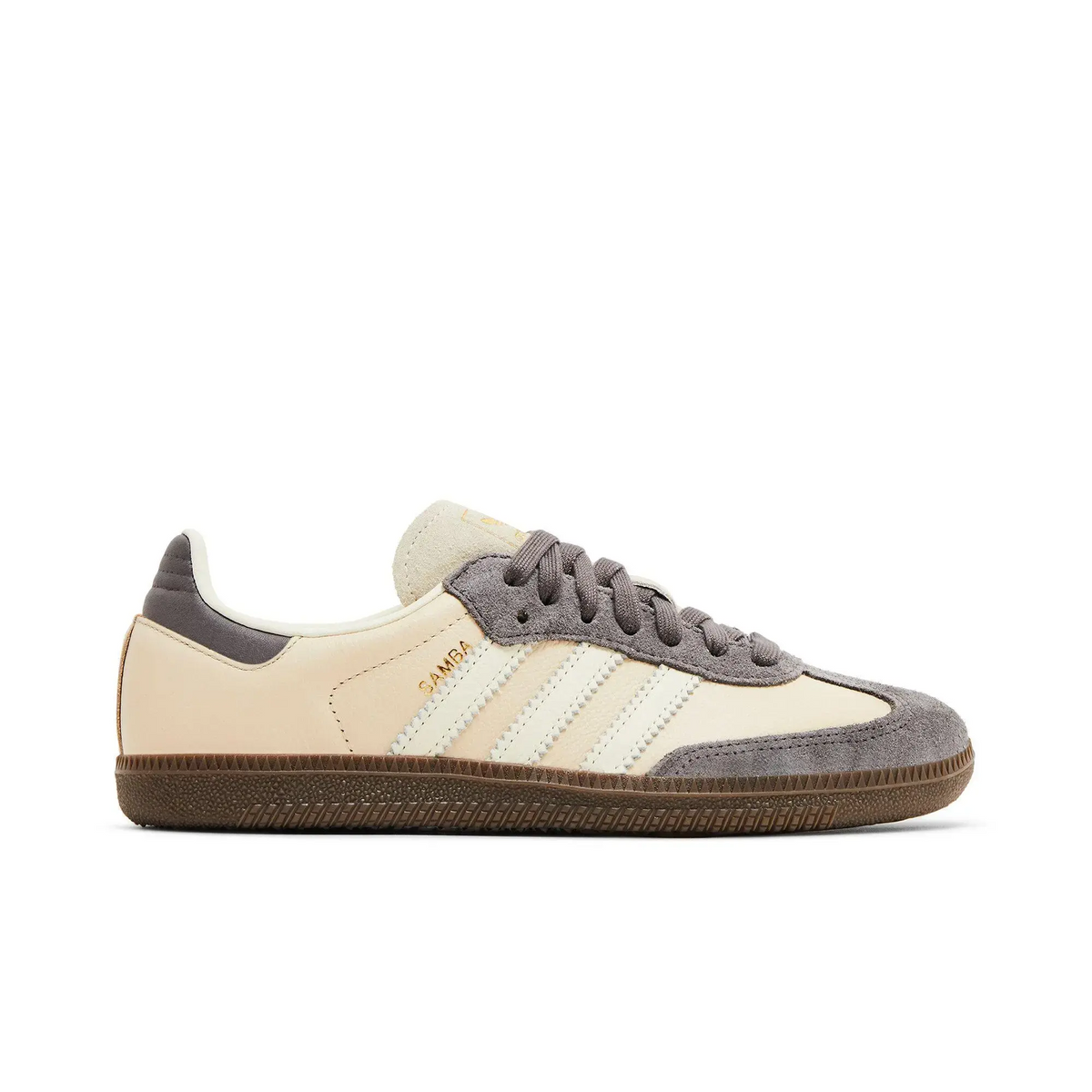 adidas Samba OG Crystal Sand Charcoal (Women's) sneaker 1 - stylecode JI4210