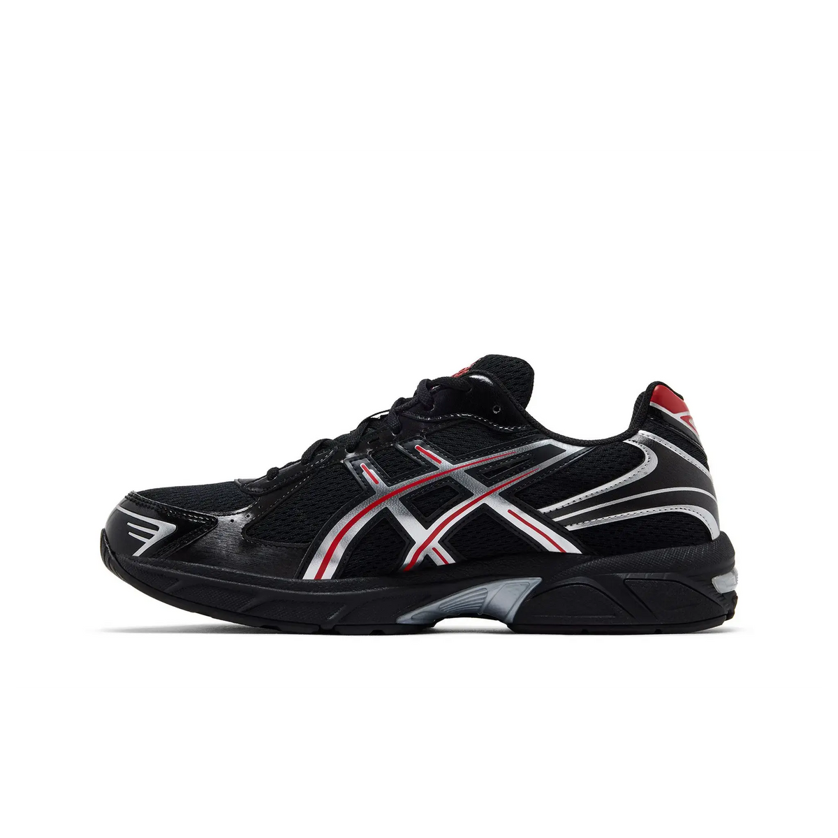 ASICS Gel-1130 Black Classic Red sneaker, productfoto 3 - stylecode 1203B061-001