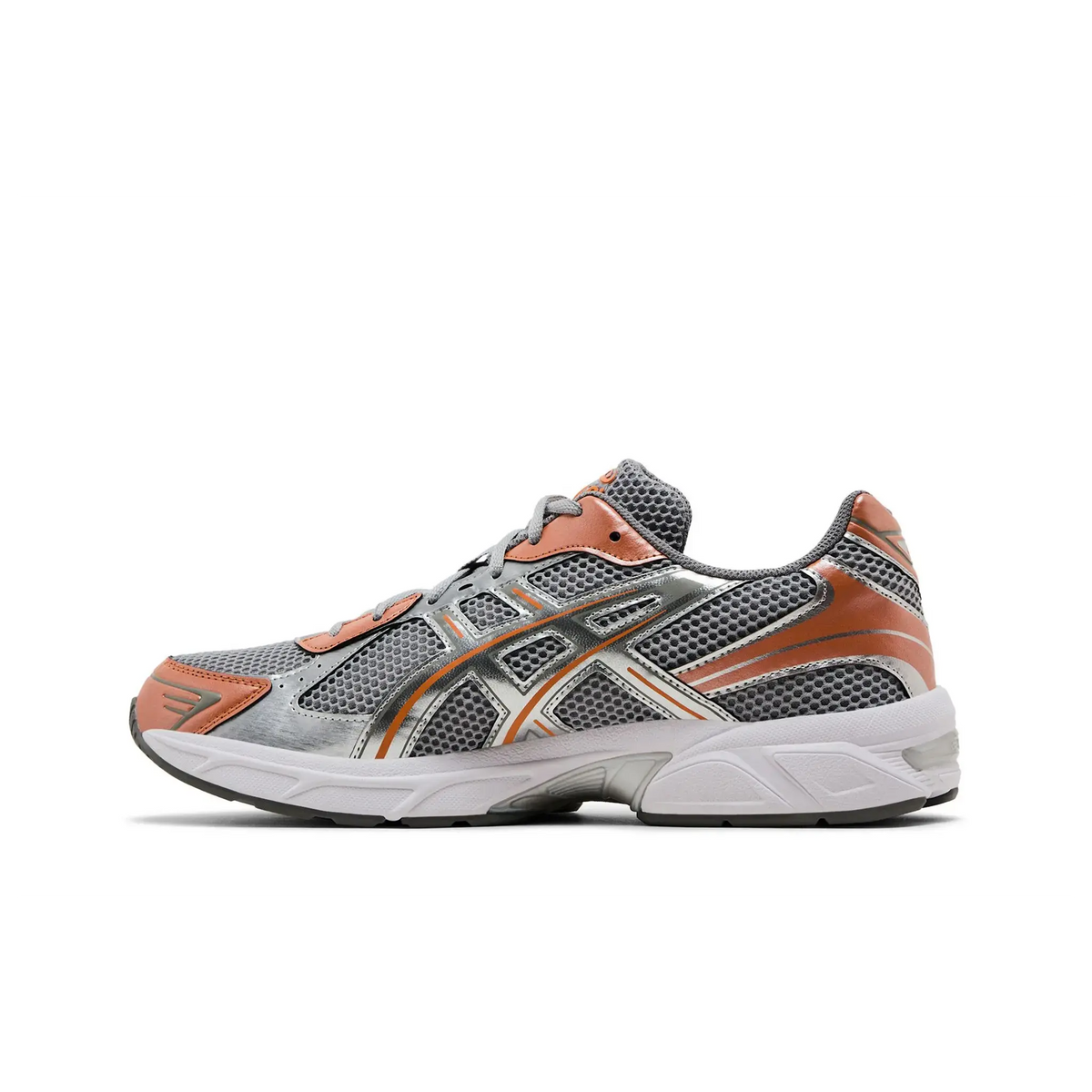 ASICS Gel-1130 Cement Grey Rust Orange sneaker, productfoto 2 - stylecode 1203A609-020