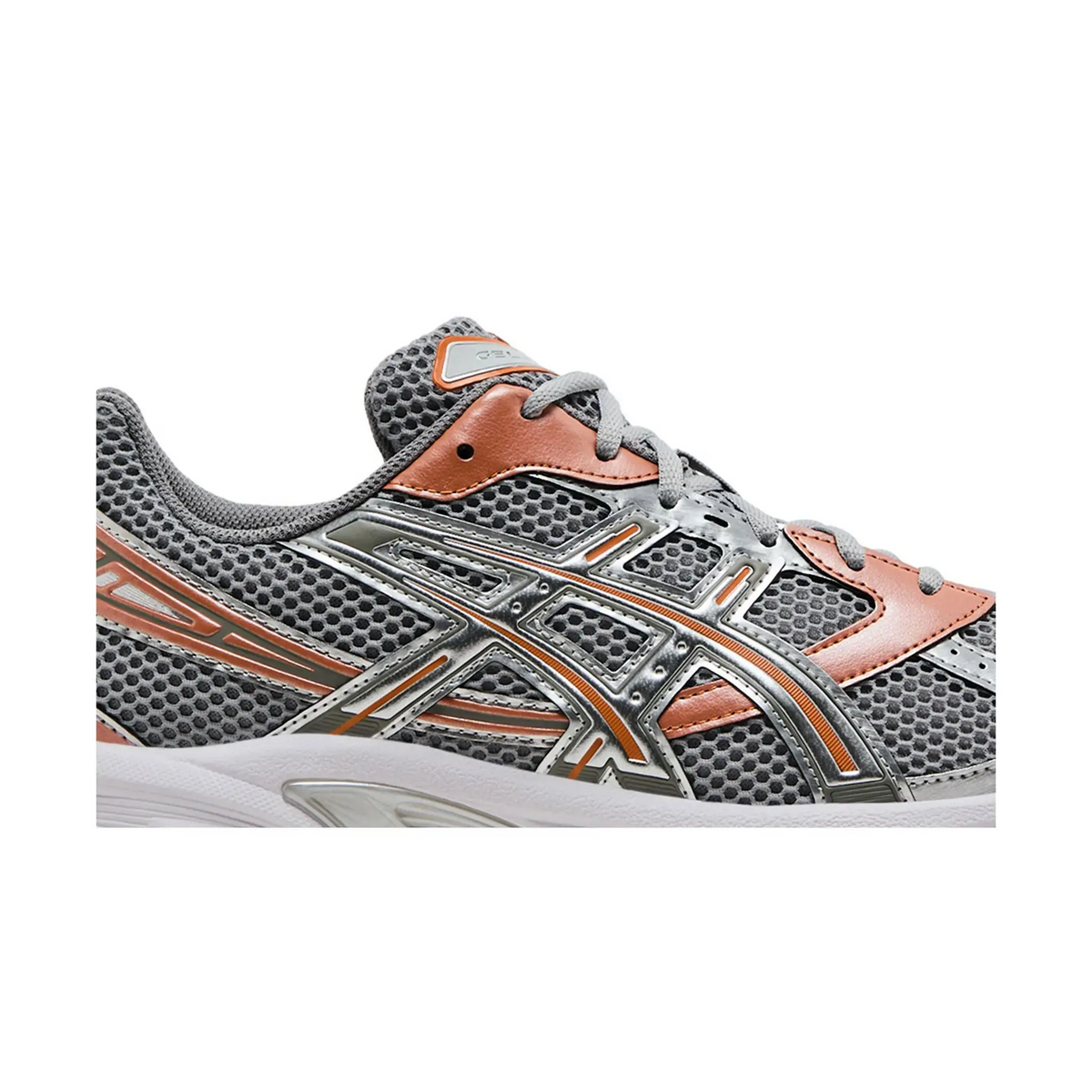 ASICS Gel-1130 Cement Grey Rust Orange sneaker, productfoto 5 - stylecode 1203A609-020
