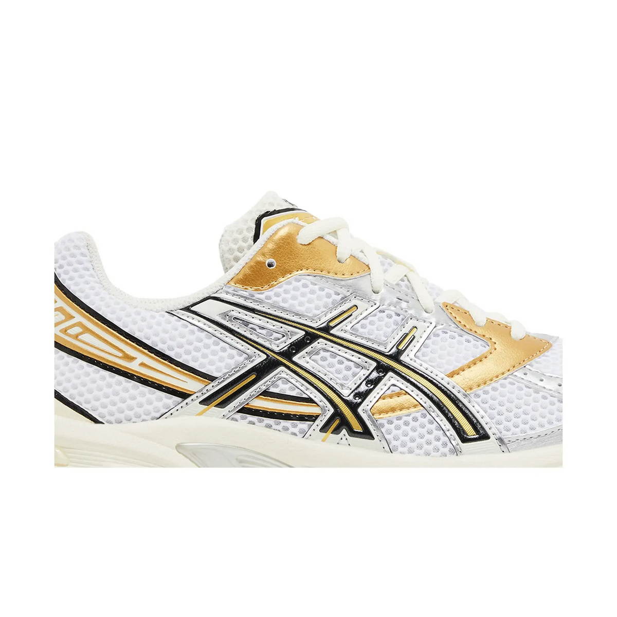 ASICS Gel-1130 White Black Gold sneaker, productfoto 2 - stylecode 1203A698-100