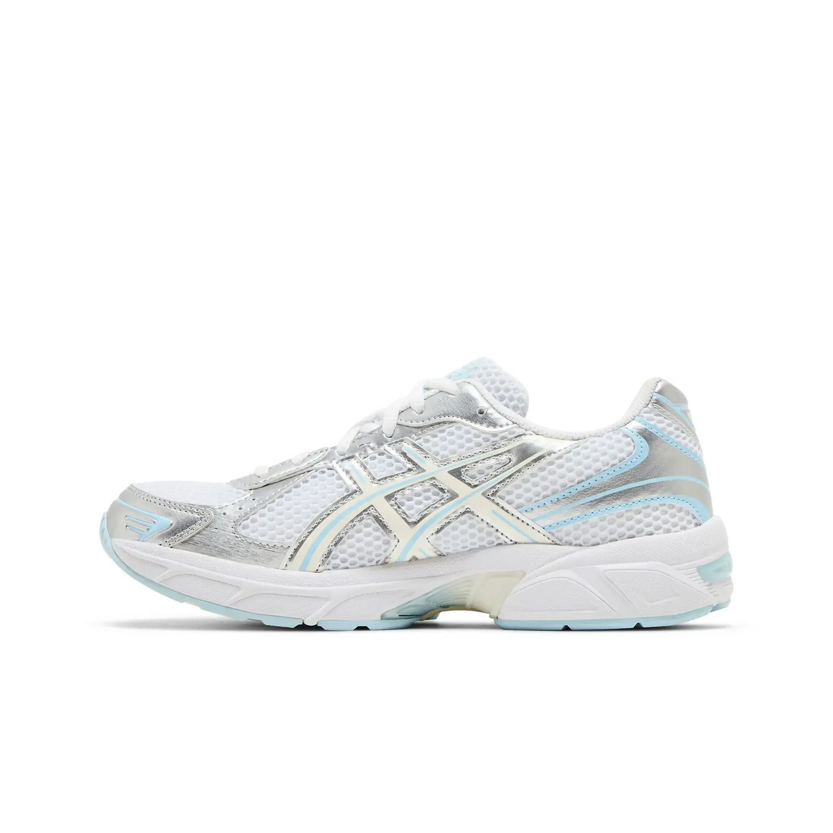 ASICS Gel-1130 White Ivory Light Blue sneaker, productfoto 3 - stylecode 1202A504-100