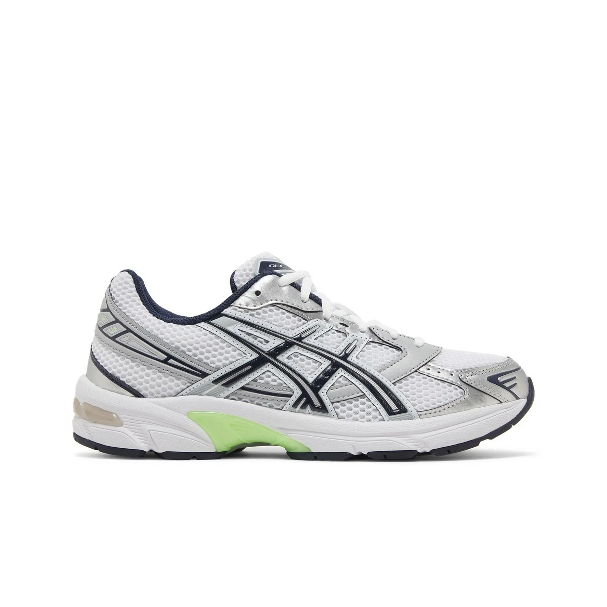 ASICS Gel-1130 White Mid Grey Lime Green sneaker - stylecode 1201A256-114