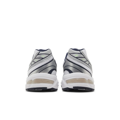 ASICS Gel-1130 White Mid Grey Lime Green sneaker, productfoto 4 - stylecode 1201A256-114