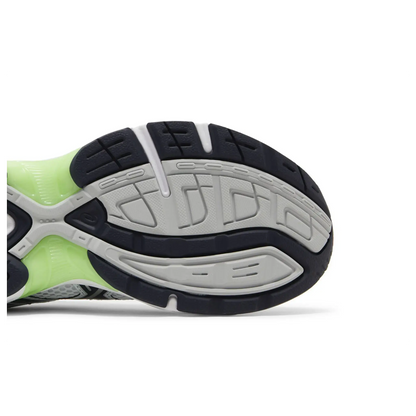 ASICS Gel-1130 White Mid Grey Lime Green sneaker, productfoto 6 - stylecode 1201A256-114