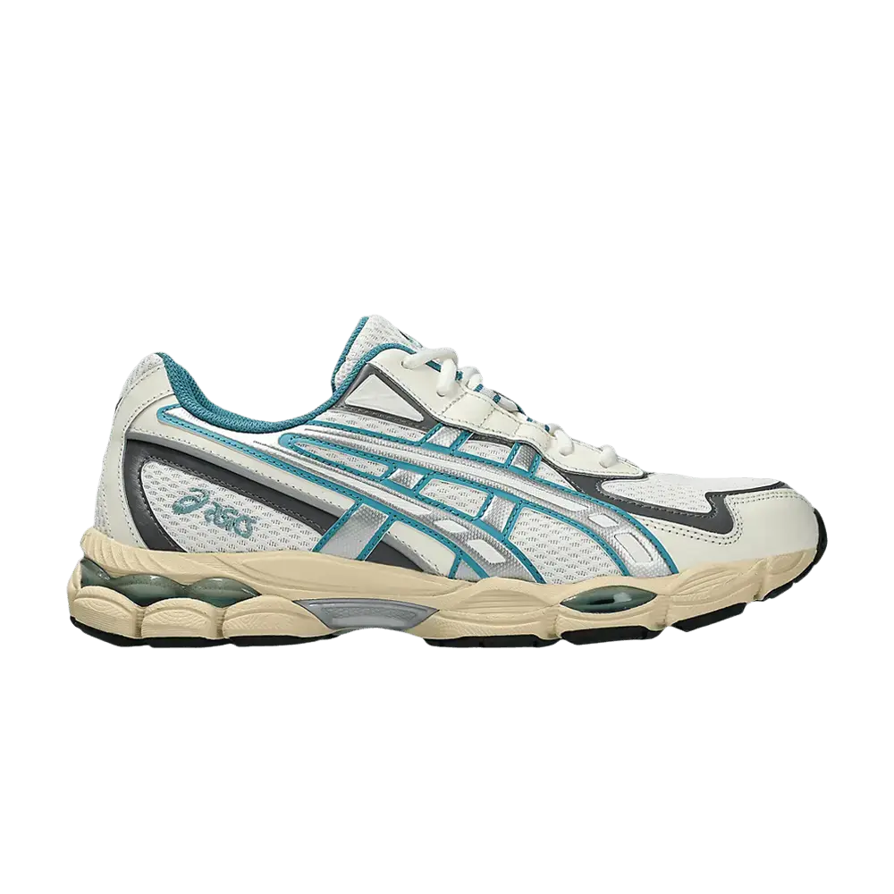 ASICS Gel-NYC 2055 Cream Blue Teal sneaker 1 - stylecode 1203A542-106