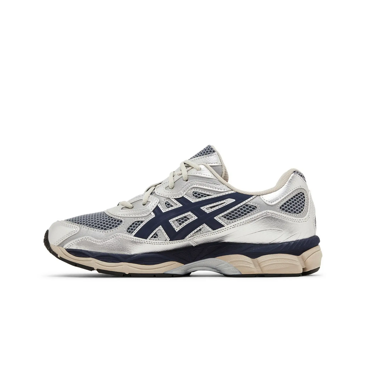 ASICS Gel-NYC Billy's Pure Silver Midnight sneaker, productfoto 4 - stylecode 1203A581-020