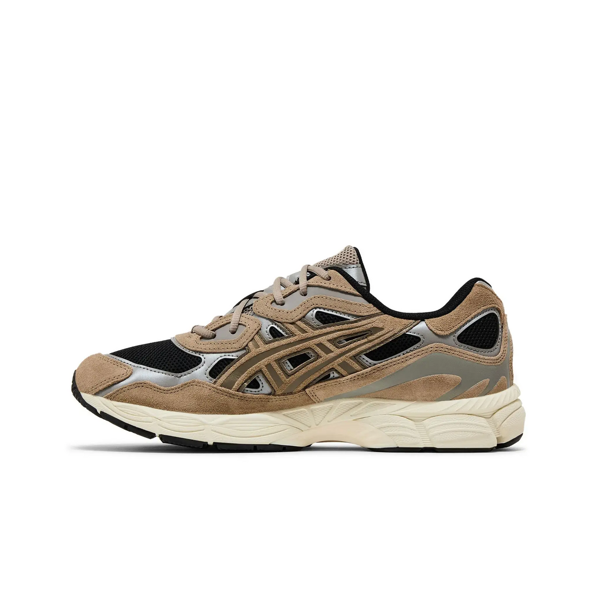 ASICS Gel-NYC Black Greige sneaker, productfoto 4 - stylecode 1203A383-005