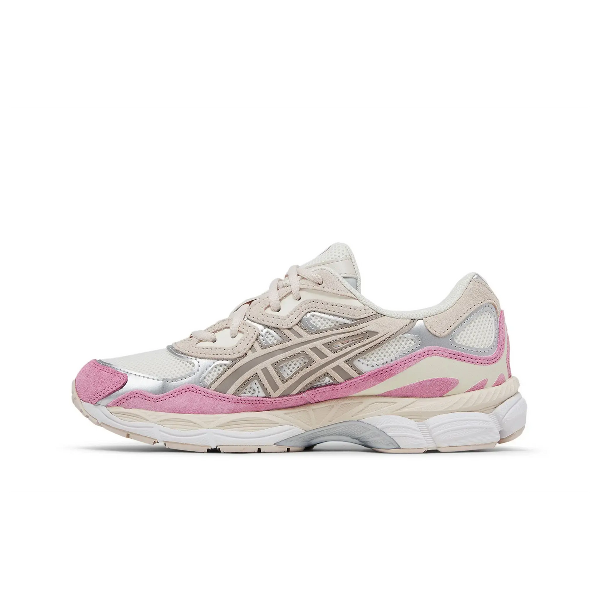 ASICS Gel-NYC Cream Mineral Beige Pink sneaker, productfoto 3 - stylecode 1203A383-104