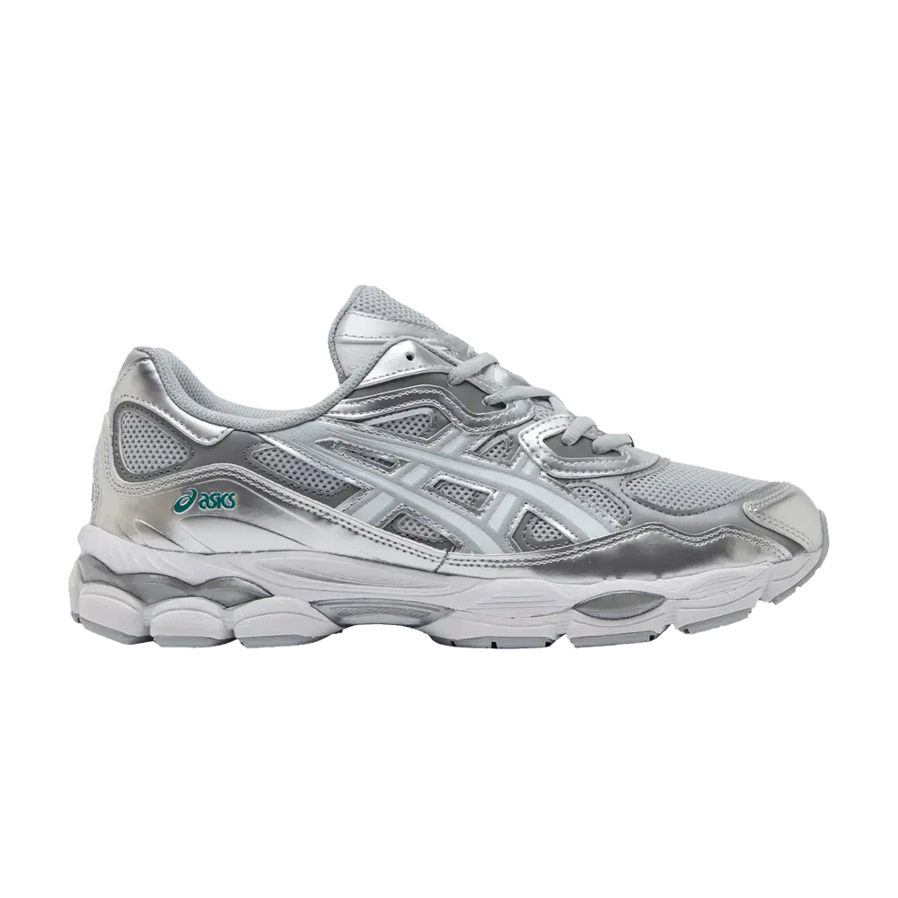 ASICS Gel-NYC Silver Piedmont Grey White Aqua sneaker 1 - stylecode 1203A804-020