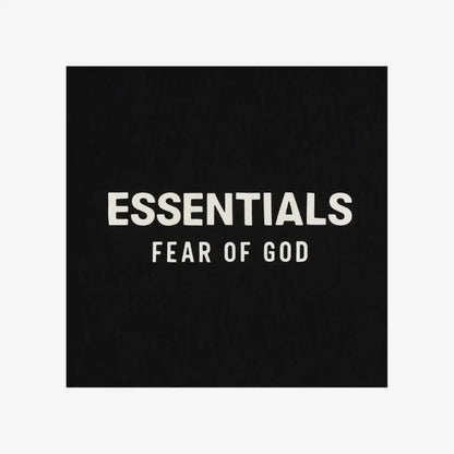 Fear of God Essentials Classic Sweatshort Jet Black (SS25) - HYP3