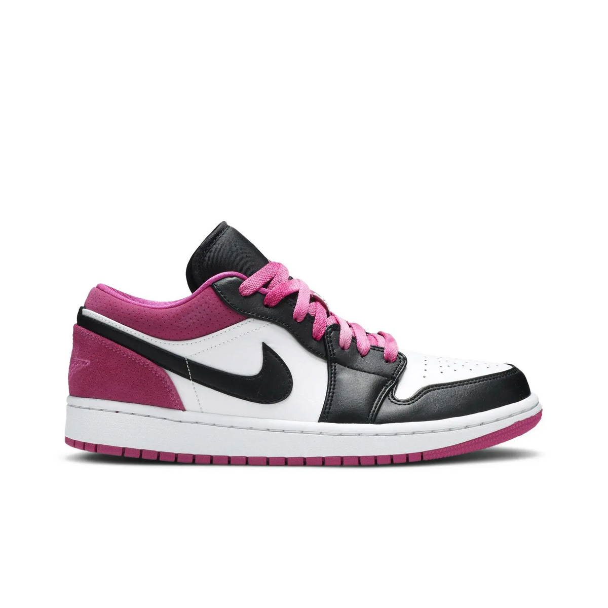 Jordan 1 Low Black Active Fuchsia sneaker 1 - stylecode CK3022-005