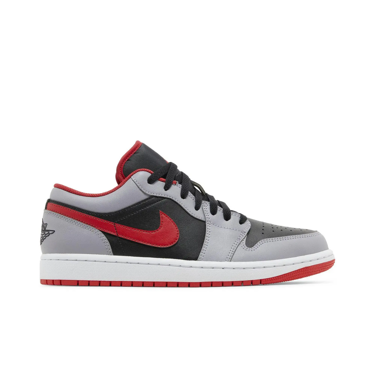 Jordan 1 Low Black Light Smoke Grey Gym Red sneaker 1 - stylecode 553558-060