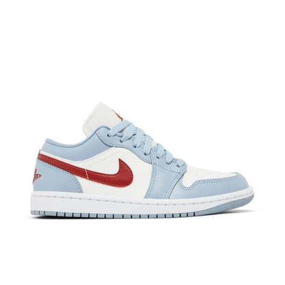 Jordan 1 Low Blue Whisper Dune Red (Women's) sneaker 1 - stylecode DC0774-164