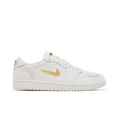 Jordan 1 Low Method of Make Sail Metallic Gold (Women's) sneaker 1 - stylecode FN5032-100
