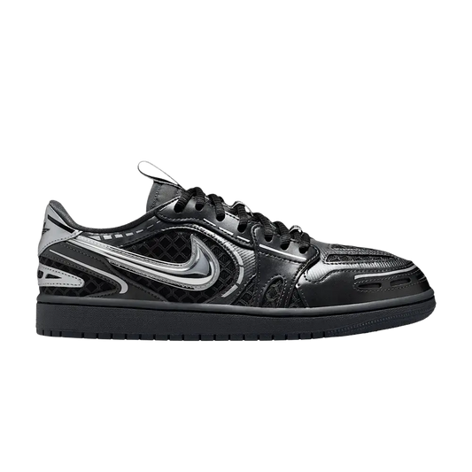 Jordan 1 Low Method of Make V3 Black Metallic Silver (Women's) sneaker 1 - stylecode HQ2186-001
