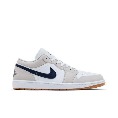 Jordan 1 Low Midnight Navy Neutral Grey sneaker 1 - stylecode 553558-146