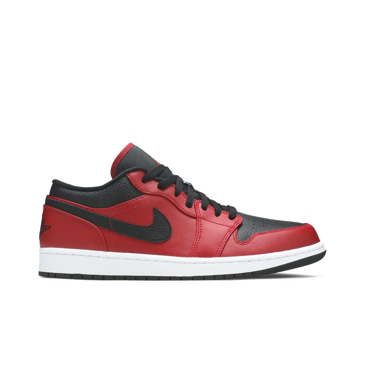 Jordan 1 Low Reverse Bred Pebbled Swoosh sneaker 1 - stylecode 553558-605