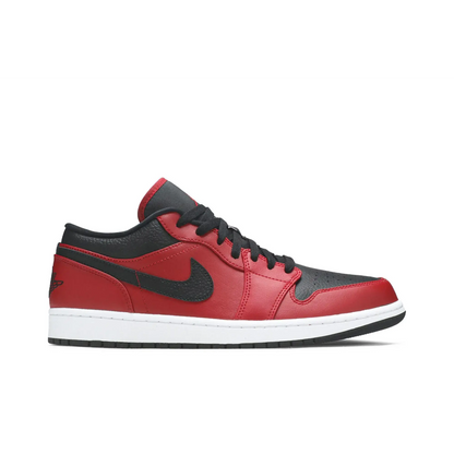 Jordan 1 Low Reverse Bred Pebbled Swoosh sneaker 1 - stylecode 553558-605