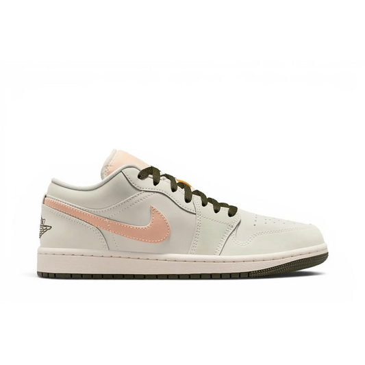 Jordan 1 Low Sail Crimson Tint Khaki (Women's) sneaker 1 - stylecode DC0774-111