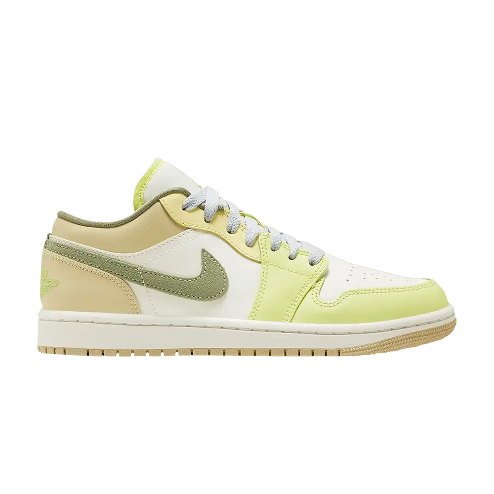 Jordan 1 Low Sail White Oil Green (Women's) sneaker 1 - stylecode FD9906-131